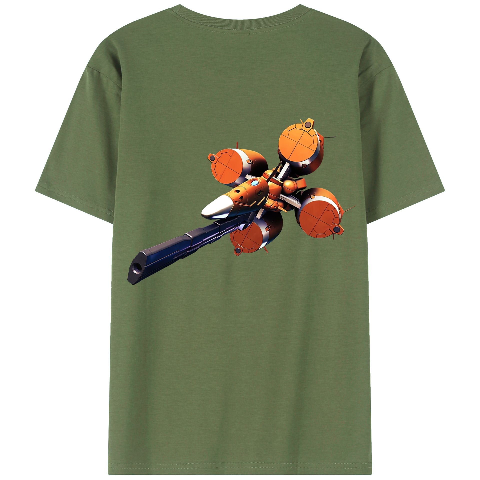 （画像用） 機動戦士ガンダム Mobile Suit Gundam 綿100％ メンズ半袖Tシャツ（バックプリント） 通気性